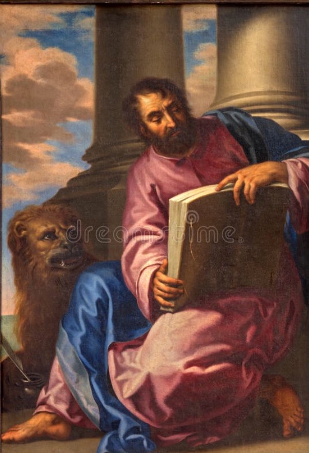 comcatholicgrl's tweet photo. If you’re having a bad day, please appreciate these artists’ attempts to draw lions with St. Mark https://t.co/PVRUId78A2