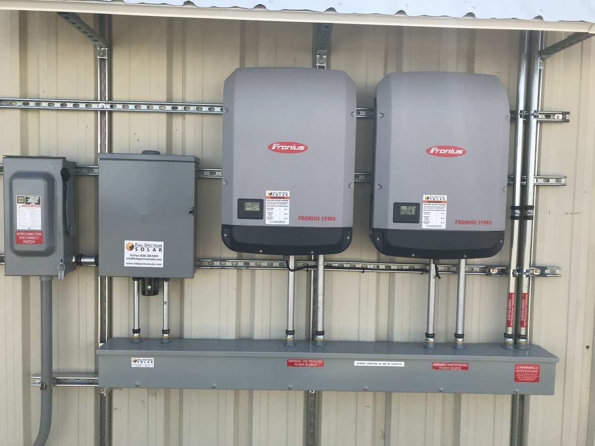 themusicfoundry's tweet photo. This afternoon we passed our final inspection and flipped the breaker on our new solar system (31.1kW). We are very excited to finally see this dream come true. 

#WhereMusicIsMade
#WhereElectricityIsMade
#LocallyOwnedBusiness
#SolarPower
#Madison https://t.co/zMtcilA1jC