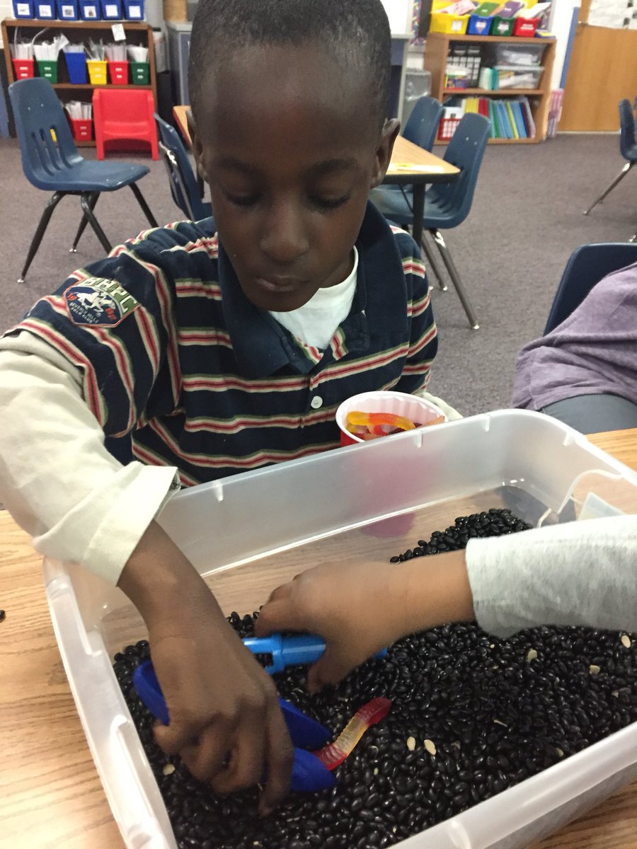 MissFennerSCES's tweet image. We rolled dice to see how many worms we needed to get out of the “dirt.” Fine motor and counting skills at work! #WeAreSwans #WeAreOne @SwansCreekES #springlearning #finemotor #wormsanddirt #handsonlearning