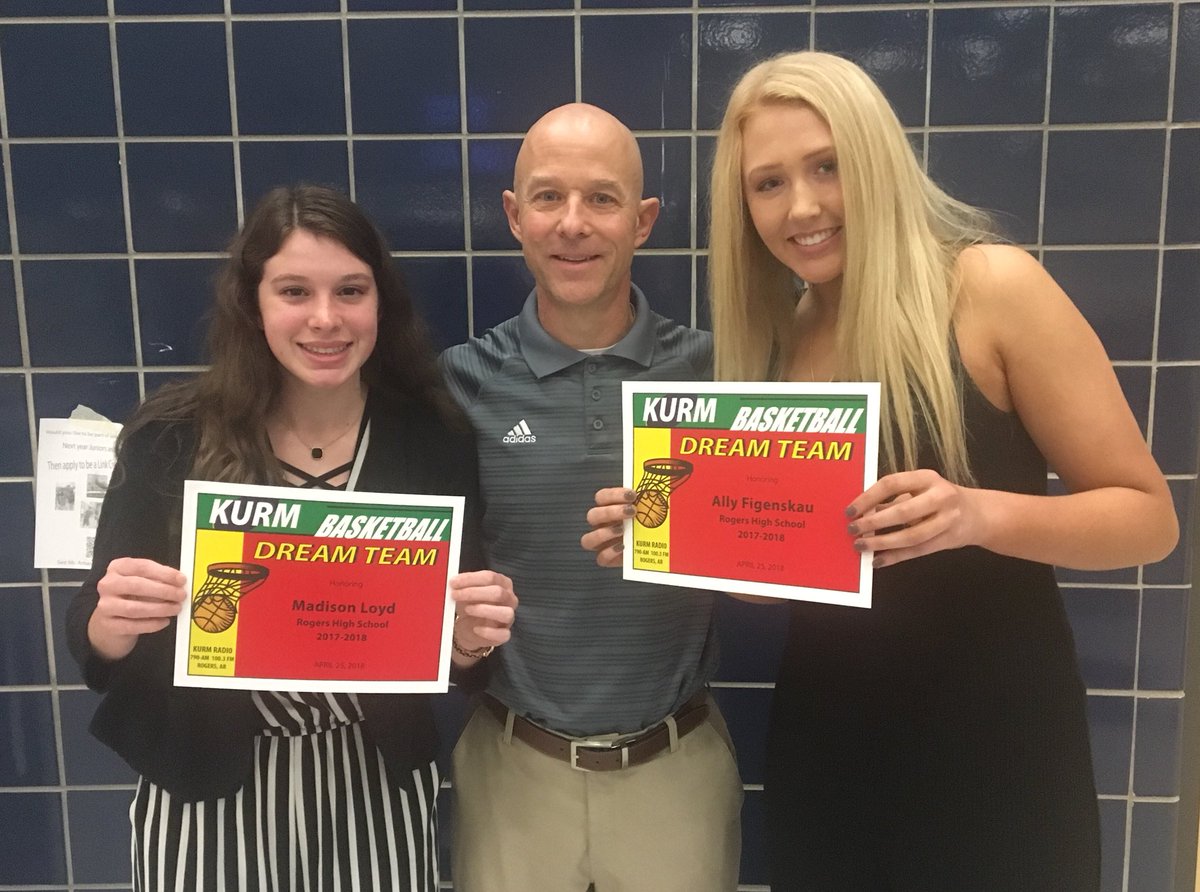Really proud to introduce Madison Loyd &amp; Ally Figenskau at the KURM Dream Team Banquet tonight.