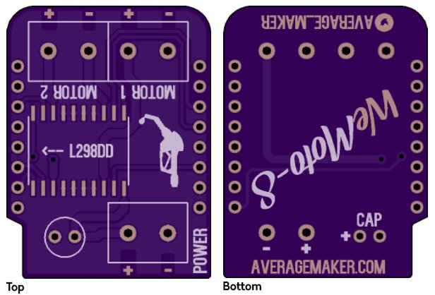 Average_Maker's tweet photo. Ordering my first ever SMD-based PCB - A Wemos L293DD motor controller. Familiar chip, small PCB (cheap lesson if it fails) and an opportunity to play with copper and silk a little more. Thanks for the stream of PCB advice earlier @itmeCBP :) #SpotTheErrors https://t.co/IY1mhIdhLQ