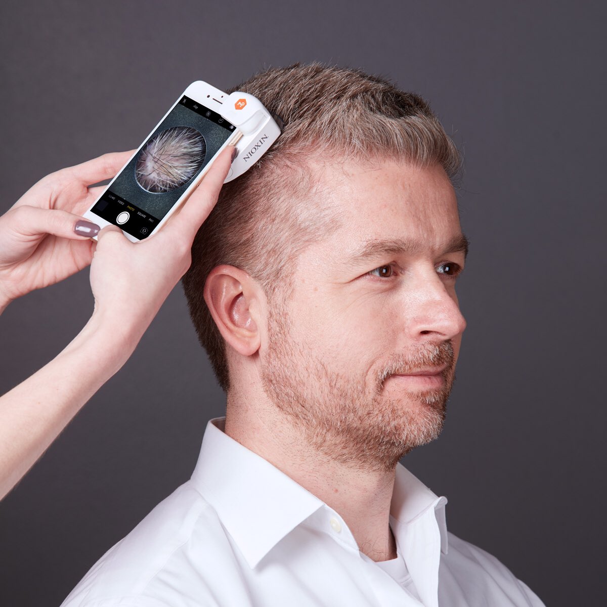 Stylists, think of #Nioscope as your consultation crystal ball. 🔮 One look can help you identify the right #NIOXIN products for your clients based on their scalp surface. #FullerHairFullerLife #hairlove