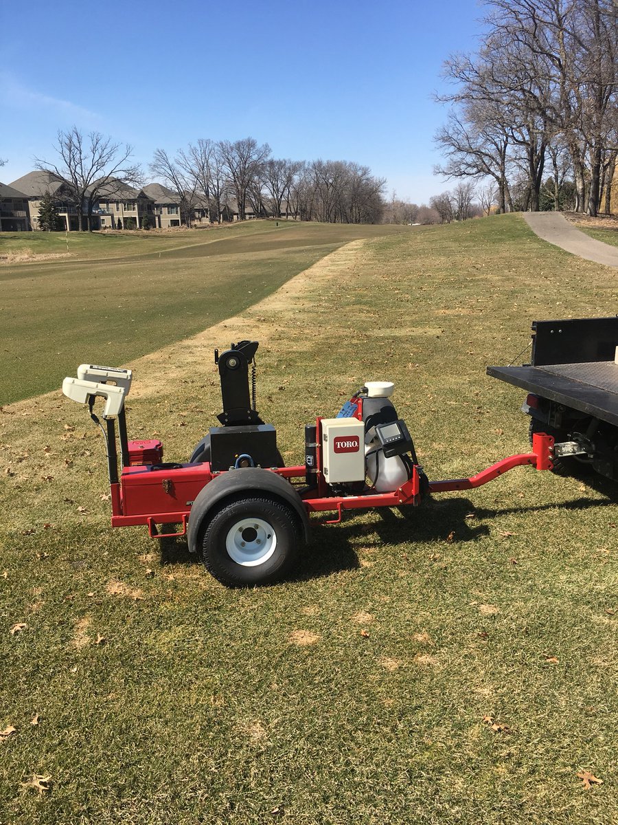 Testing equipment for upcoming precision irrigation project at <a href="/brackettsccc/">Brackett's Crossing</a>. It’s good to be back out on a golf course! <a href="/bcccturf/">Tom C Proshek</a>