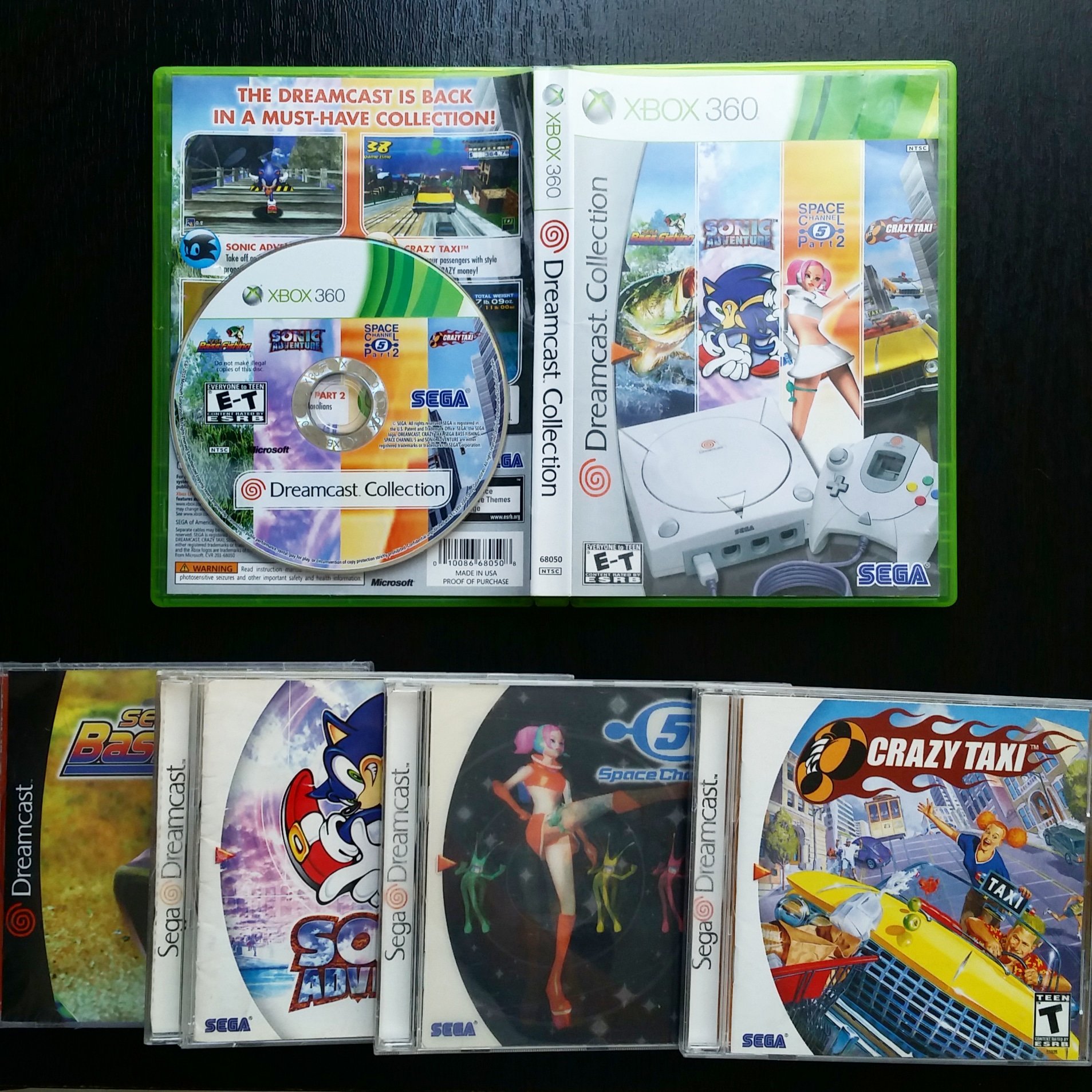 crisis twaalf Snel Defthead on Twitter: "Dreamcast Collection para el Xbox 360. I ❤ Dreamcast  #sega #dreamcast #sonic #spacechannel5 #spacechannel5part2 #crazytaxi #xbox  #xbox360 #x360 #photooftheday #gameaddict #retro #retrocollective  #retrogaming #gamin #gaming ...