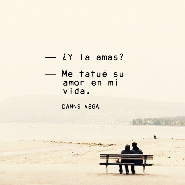 DannsVega's tweet photo. — ¿Y la amas?
— Me tatué su amor en mi vida. https://t.co/PixsAu9kpA