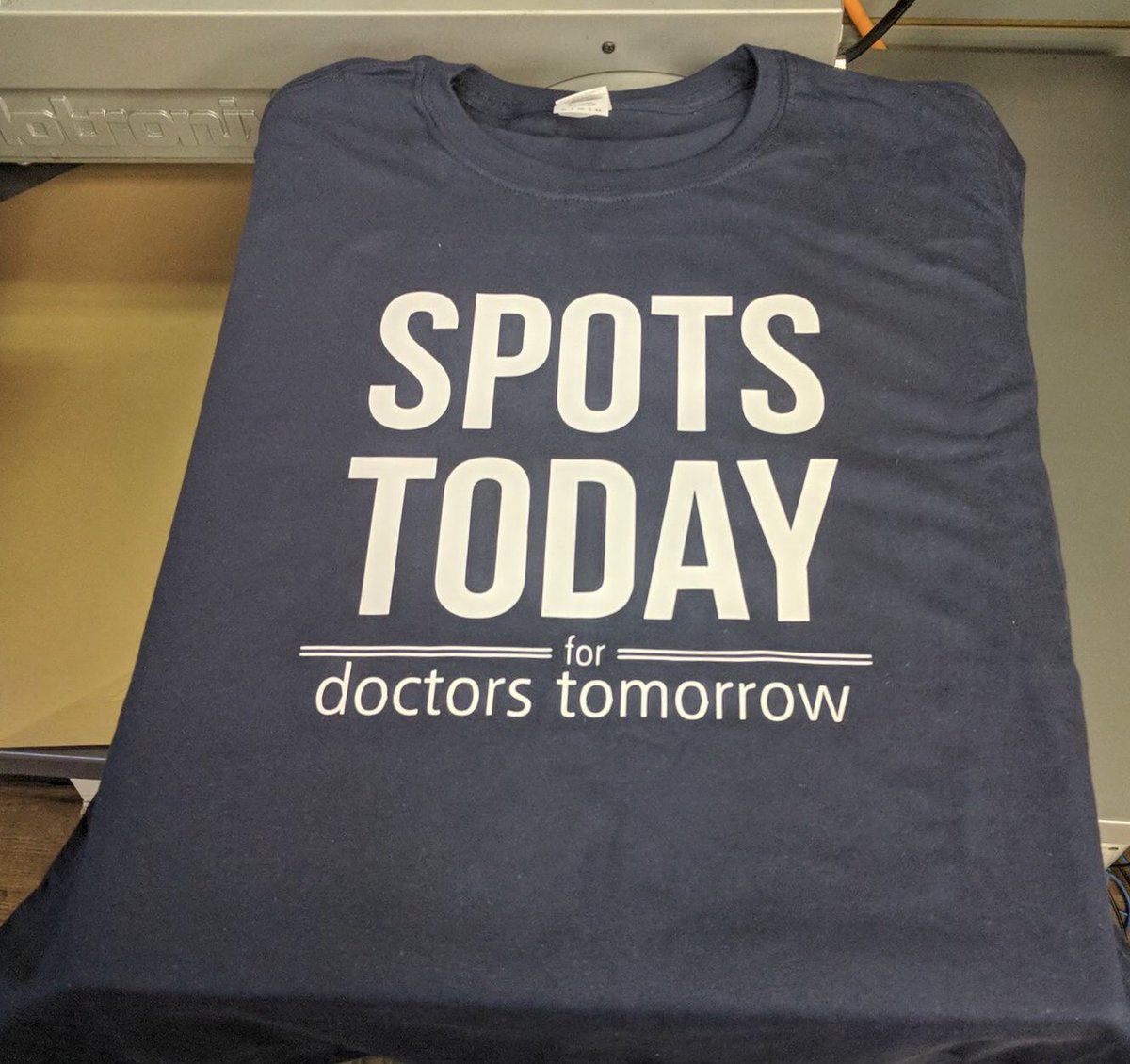 Spots4Docs's tweet photo. @torontotees thanks for hooking us up with these awesome shirts and helping to advocate for a healthier Ontario! #Spots4Docs https://t.co/gbiyy14NYv