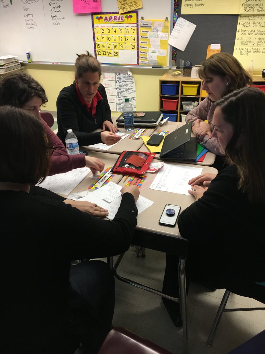 erinannhogan's tweet photo. Ts @RoosMelrose hard at work looking at @MelrosePS Habits of Learning scoring criteria! https://t.co/4q7aC45Lug