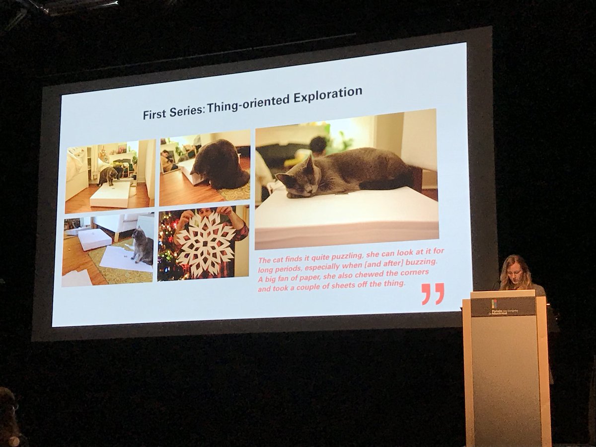 DesignerAudrey's tweet image. @SabrinaHauser rocking her presentation of our work on 4 years of iterative deployments of the table-non-table at #CHI2018. Continuous reframing of theoretical perspectives as a way to explore research products.