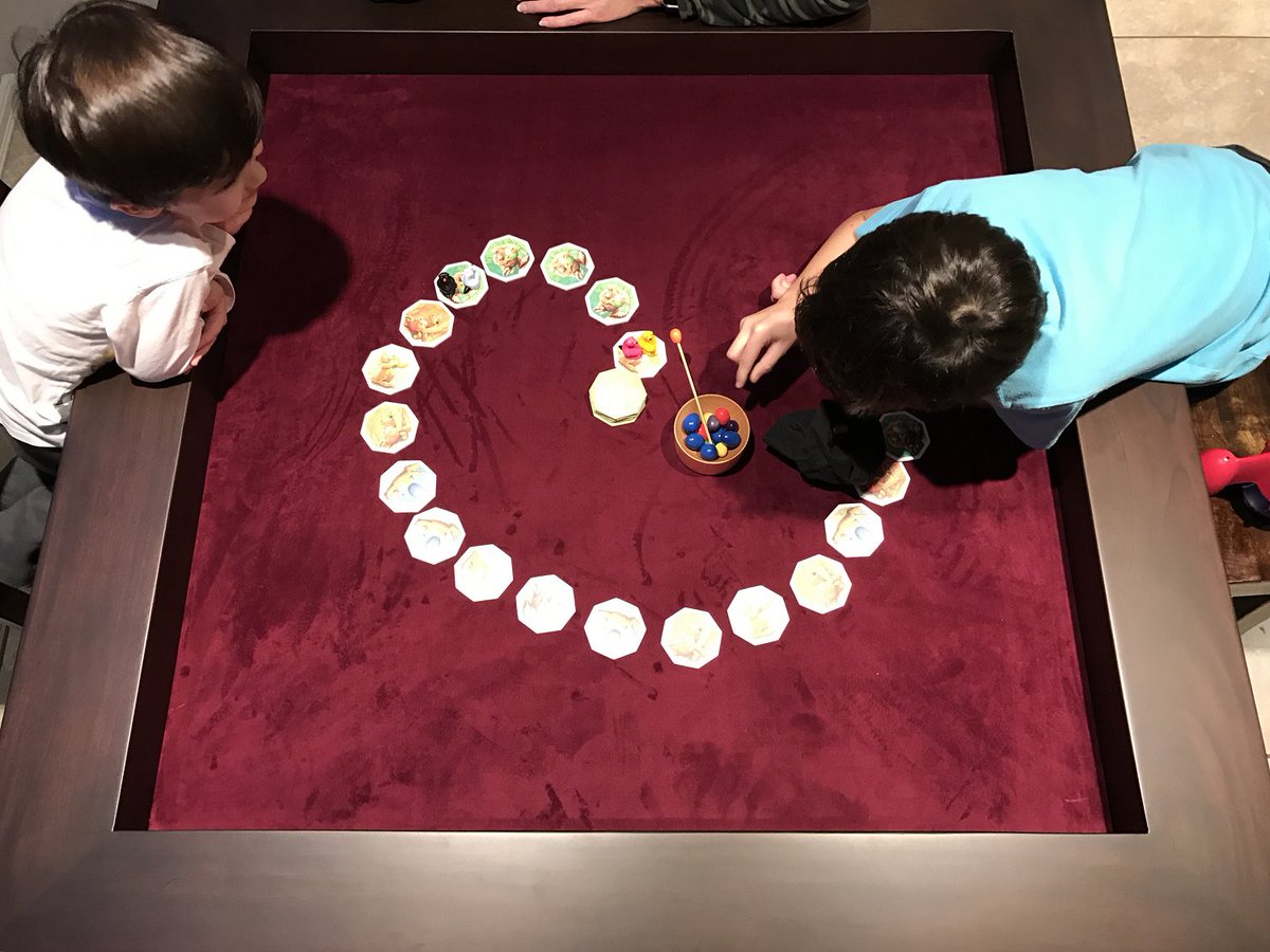 game_tables's tweet photo. Play board/card games + RPGs on our beautiful game tables 10a-6p for International @TabletopDay Sat! And look at our sample sale!

We are a #familybusiness so bring the kids! Photo by customer Brad. :)

#stainresistant #sturdytables #gametablesforREALlife

https://t.co/MF1R8IgCMS https://t.co/oUfU8VU7ns