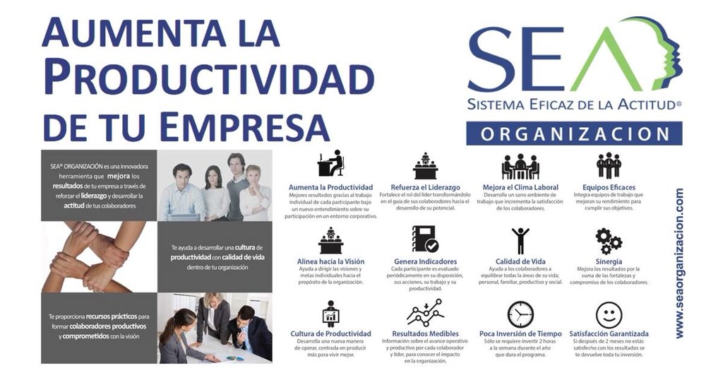 eideconsultoria's tweet photo. ¡Haz tu mejor inversión, conoce SEA Organización! 😃💰

- Sinergia ✅
- Aumento de Productividad ✅
- Mejor Clima Laboral ✅
- Satisfacción garantizada ✅

¡Y muchos más! 
Contáctanos y conoce todos beneficios de SEA Organización. 

Para más información llama al 2 18 94 91. https://t.co/4b2MtrKKga