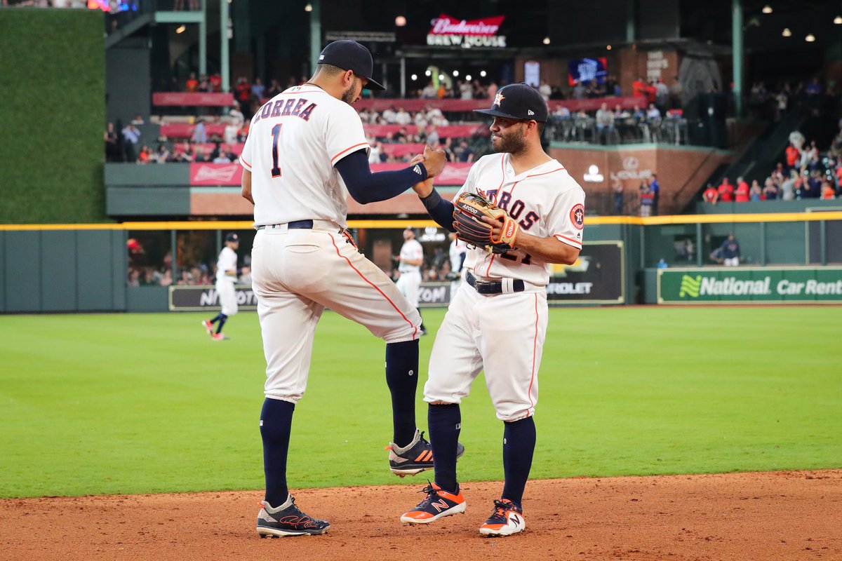 astros's tweet photo. 17-9. 

#NeverSettle https://t.co/99Ll4hufB0