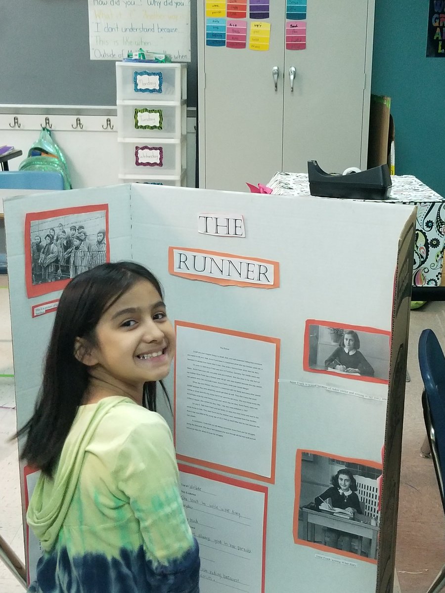 DeedsLori's tweet photo. Our class will be on display for our Hero Biography Wax Museum Project tomorrow at 2:15 and then again at 6:00 for Academic Showcase! Come see these amazing projects! The kids have worked so hard and are very proud! #hles https://t.co/nQEfcEZVG0