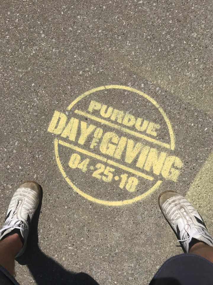 PUFCClubSoccer's tweet photo. We had players on our team taking pictures of Purdue Day of Giving logos all across campus today! Here's a few that we found! #PurdueDayofGiving #PurdueDayofGivingChallenges #PurdueUniversityFutballClub #PurdueUniversityMensClubSoccer #PurdueClubSports https://t.co/g0bHZTemVO