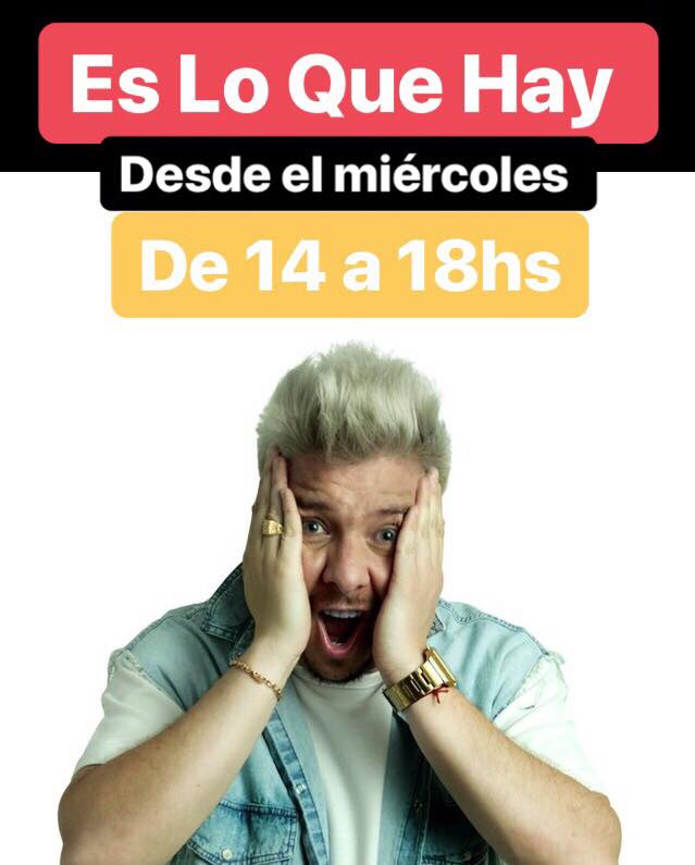 Esloquehay00's tweet photo. #BuenMiercoles Estamos en vivo🎤
#NOTEOLVIDES ⚠️la prox. semana cambiamos de hora⏰
VAMOS de 14 a 18 hs !!! #EsLoQueHay #HiperFlama 🔥 https://t.co/kGZUxzoR4d