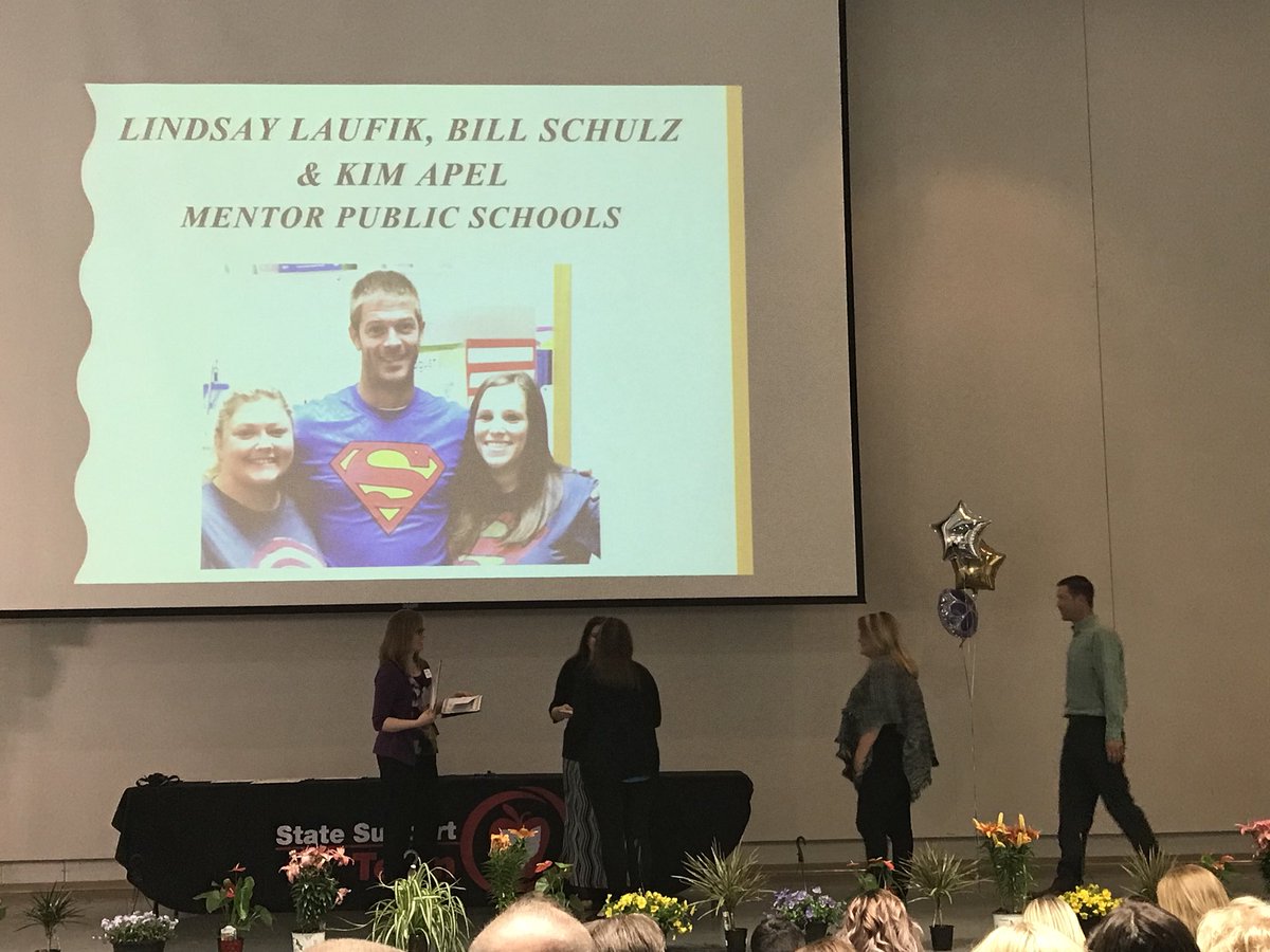 Congratulations Lindsay, Kim and Bill on receiving the Walter Horn Outstanding Educator Award  #onceacard