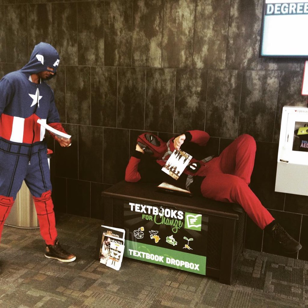 It's easier than you think to be a hero‼️📚

Find a #textbook dropbox near you and watch the transformation happen. 😉👉textbooksforchange.com/map/

***Share with your friends to spread the good word***