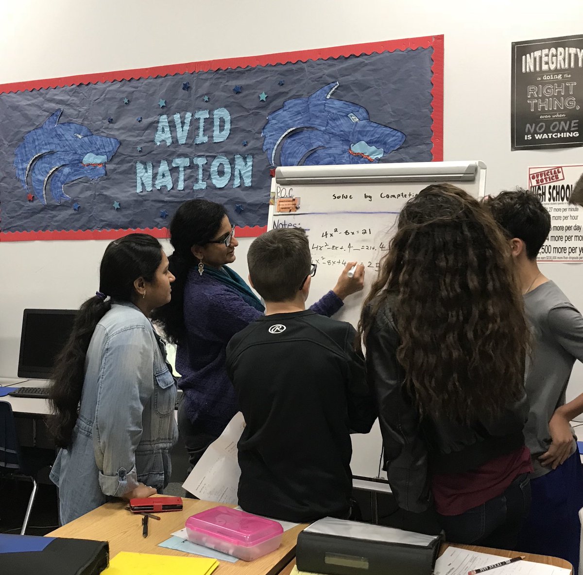 RennerAVID's tweet photo. Loving all the collaboration in today’s AVID tutorial groups! https://t.co/VgWyJgoGBB