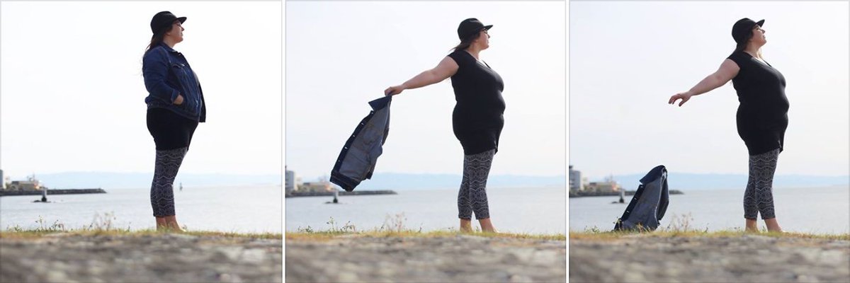 viviennemcm's tweet photo. Releasing some of the shame learned about big bodies, fat bodies and the messages that we should make ourselves less visible (to ourselves and others)...and let it go. #bodycuriosity #beyourownbeloved https://t.co/HWH2H5obCi https://t.co/VFaVEnV3AM