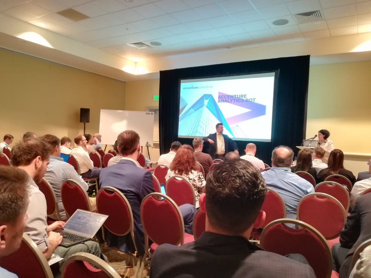 <a href="/accenture/">Accenture</a> showing chabot integrating with <a href="/qlik/">Qlik</a> at #Qonnections #Qonnections2018