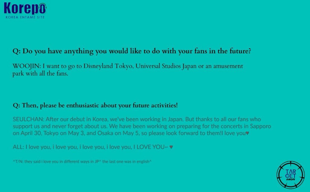 TARGET7ww's tweet photo. Cr. Korepo 

[translation by TARGET7europe. 
Take out with full credits.]

End. https://t.co/FKSfichtrs