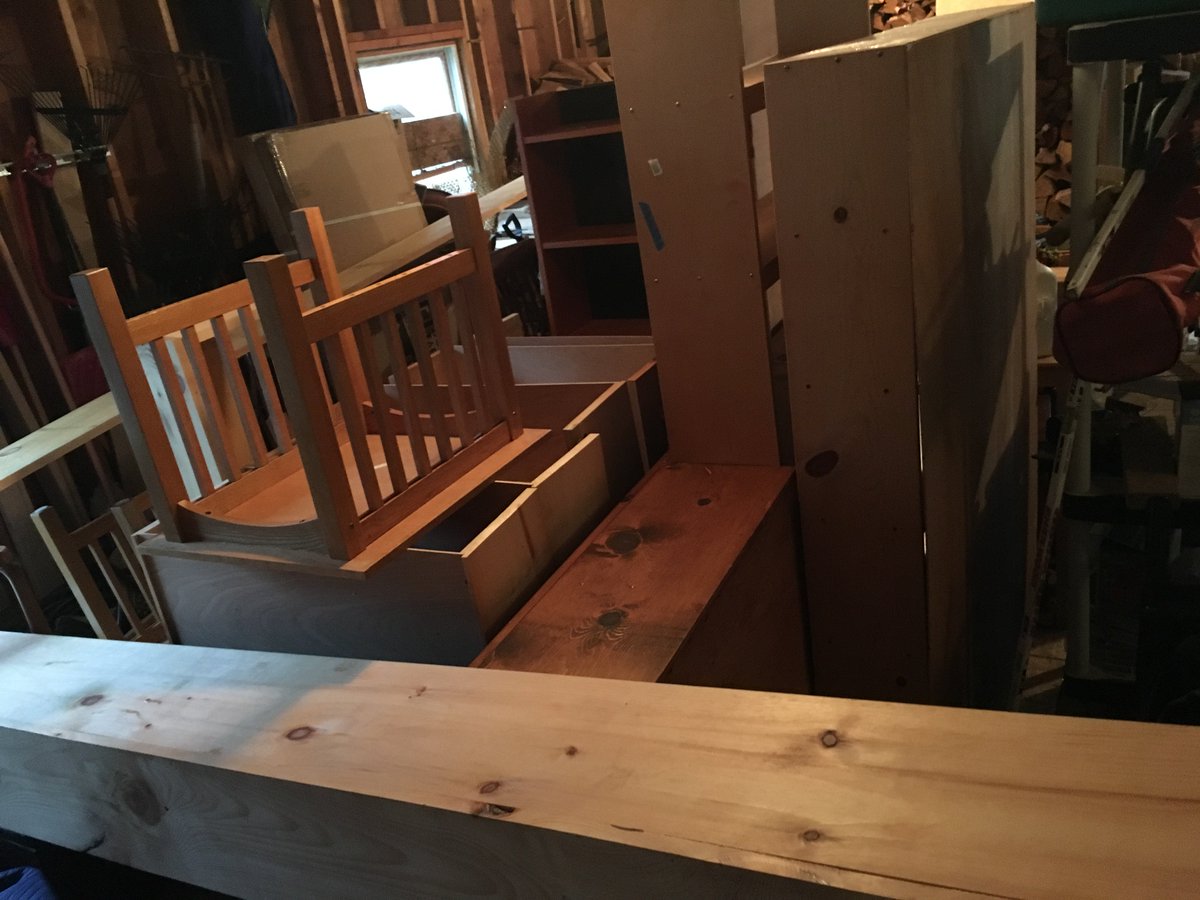 TheCrankyLawyer's tweet image. I seem to have suddenly acquired more bookcases.#BookshelfGate