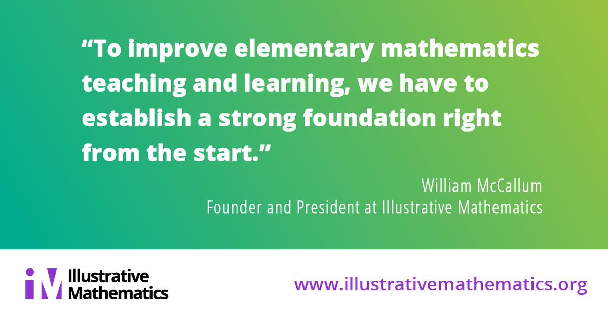 IllustrateMath's tweet photo. Exciting news: We’re expanding our mathematics curriculum to grades PreK–5! More info here: https://t.co/EqGPMN9EF5. @wgmccallum #OER #LearnwithIM https://t.co/H0JAKmL8Nj