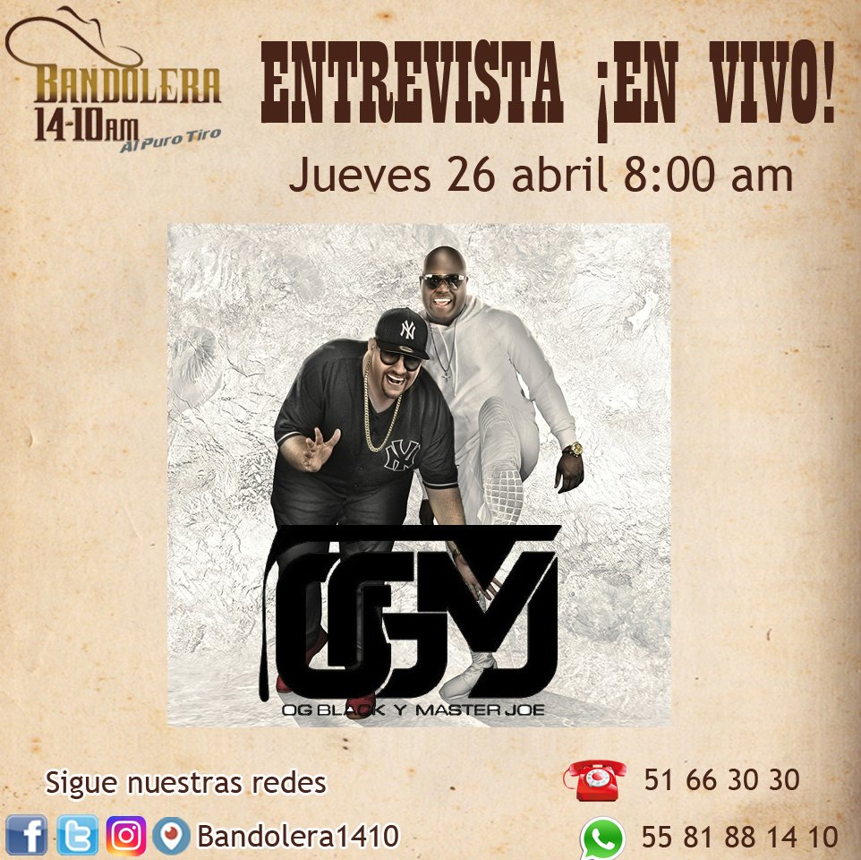 Bandolera 1410 AM tweet media