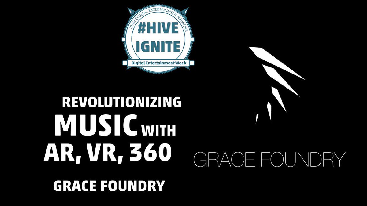 UtahDEN's tweet photo. YET MORE #AUDIO at #HIVEIGNITE! This time next week, hear @GraceFoundry revolutionizing #music using their #XR app Audiowave #VR. RSVP https://t.co/pHFGKvSyLy 

@growtix  @utahfilm  @watchmyamerica #AR #Gamedev #indiegamedev #MR #film #movies #youtube #360 #YouTube #streaming https://t.co/nFS0pqcTUe