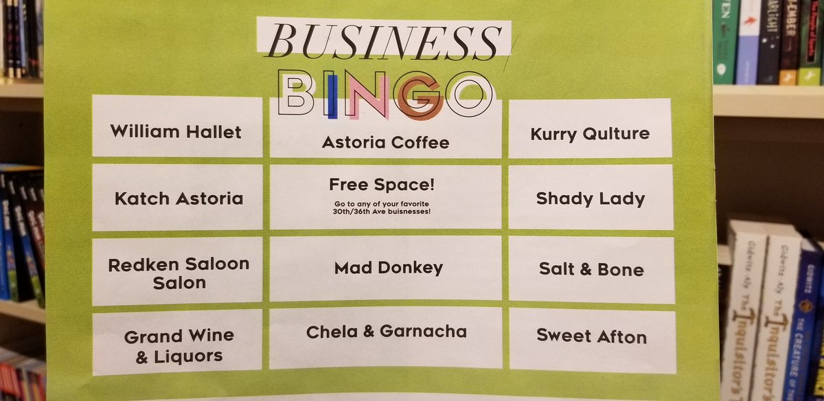 Pick up a copy of the brand new Paper and start your #WHABacksTheBusiness bingo card today!