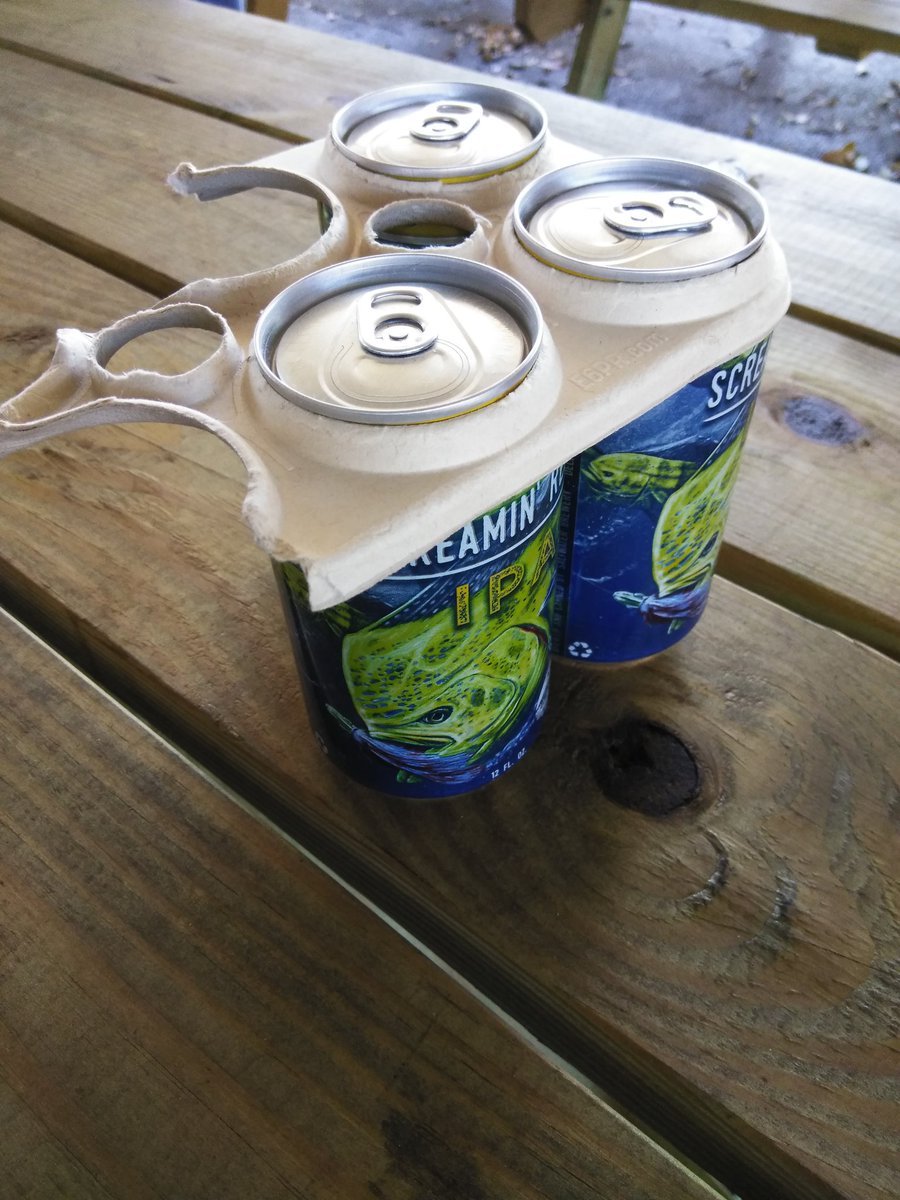 <a href="/SaltWaterBrewer/">SaltWater Brewery</a> <a href="/SaltwaterBrew/">Saltwater Brewing Co</a>    took the #6pack #sample to a meeting with#marinebiologists #engineers and #biologists.  They took the #sampling part seriously!   #fabulous #congrats #plasticnomore