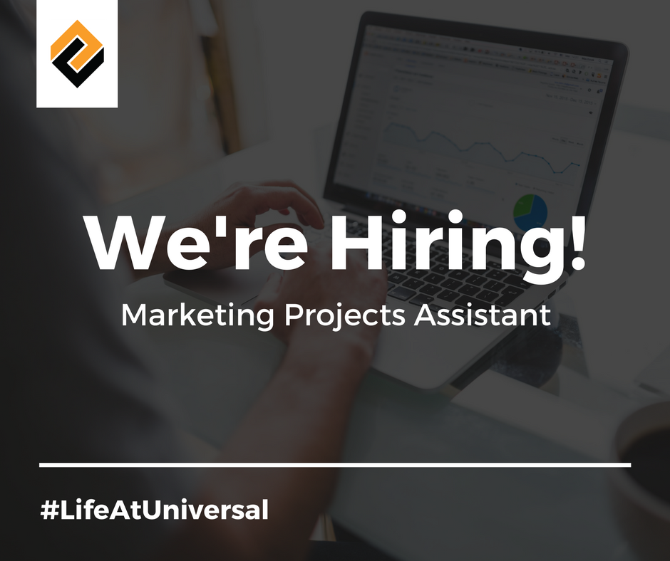 workatuniversal's tweet photo. We're hiring! The Universal Group is looking for a Marketing Projects Assistant! 😄 Do you have experience in marketing, data management, and have exceptional writing skills? We're accepting applications until May 1st. For more info: https://t.co/lESybgS3Ky https://t.co/LUUhbSIiJq