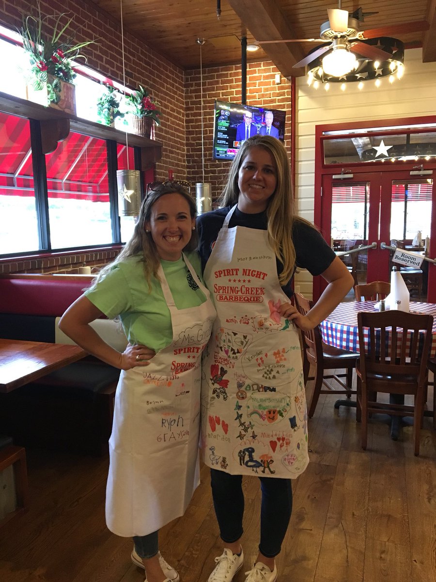 MrsGreshamSCE's tweet photo. Come see me and Ms. Morgenstern at Spring Creek BBQ tonight 5-530! https://t.co/fRf2xE0fhg