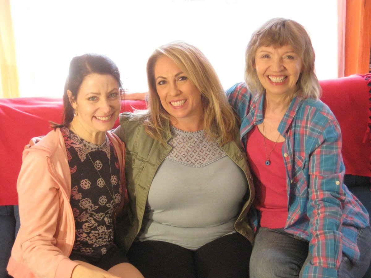 Happiness is shooting a short pitch video.  #thebookclubshortfilm #WMM #wemakemovies #shootingfilm #shortfilm #producing #cuecards #smiling #funnyladies #characters