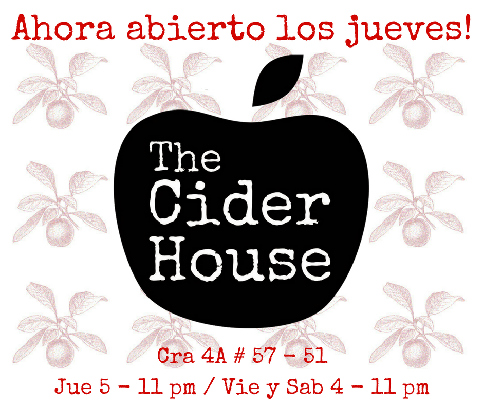 GBciders's tweet photo. #CiderHouseBog ¡Ahora abierto los jueves! #SidraColombia #CiderColombia https://t.co/ned7iu4iB5