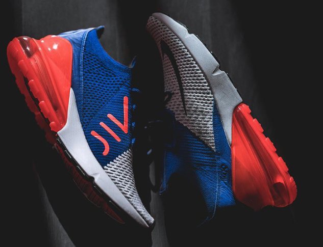 air max 270 flyknit racer blue