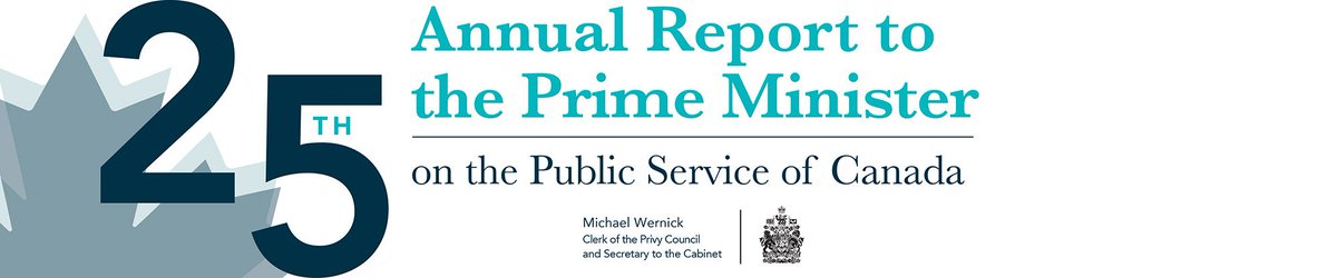 "We need to be able to smoothly put together teams that are multi-disciplinary and cut across organizations to solve a common problem." Hacking the hierarchy in @Clerk_GC's Annual Report to the <a href="/CanadianPM/">Prime Minister of Canada</a> on the Public Service: ow.ly/BLZ430jEFRn #ClerkReport #GCAgents