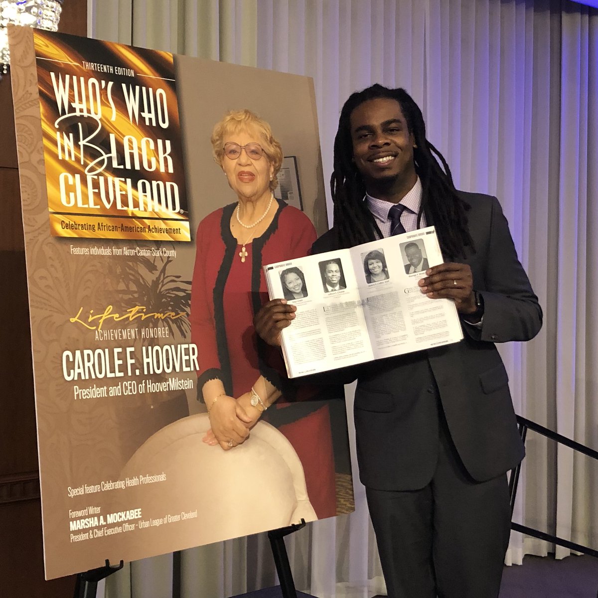 My husband and I were both selected for the Who’s Who in Black Cleveland 13th annual edition! Such an inspirational evening! 🤗 #aboutlastnight #networking