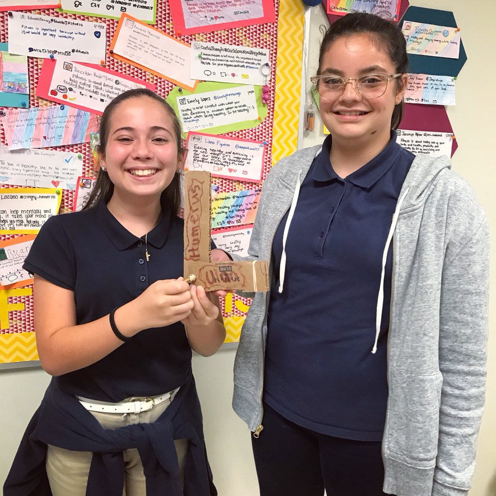 MsAdamsonHDMM's tweet image. Phase 1 is complete! ✅ Looking forward to adding the bicep and tricep to our models tomorrow to learn more about how the joints and muscles of the arm function! @HDMcMillan