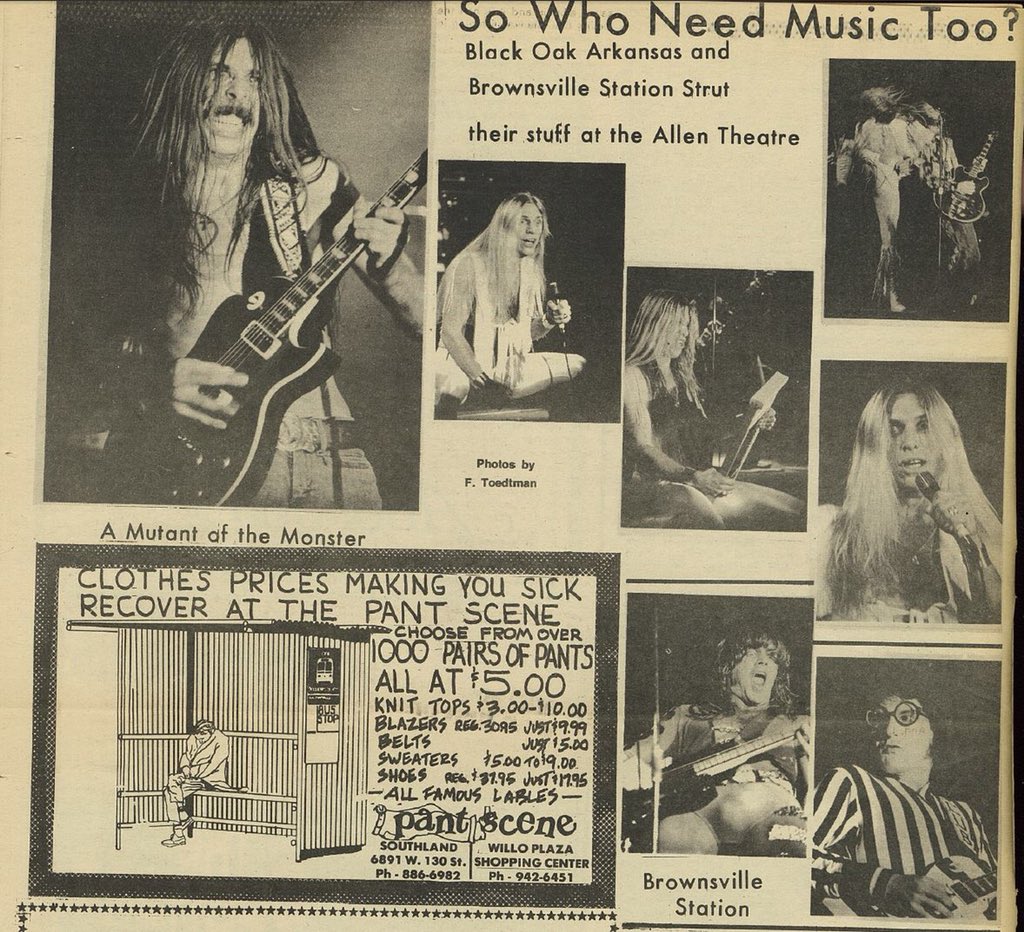 John Skrtic On Twitter Black Oak Arkansas And Brownsville