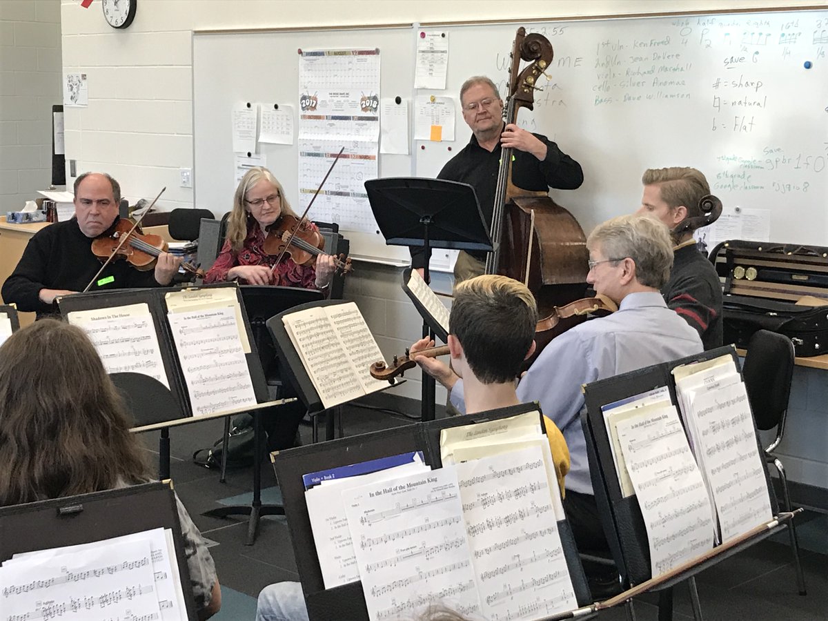 PWMSmusic's tweet photo. THANK YOU, @mn_orchestra ! A great afternoon of music and education at Prairie Winds Middle School. Our band and orchestra students loved it! #MotivatedMiddle #MAPSready https://t.co/0H4ms29upv
