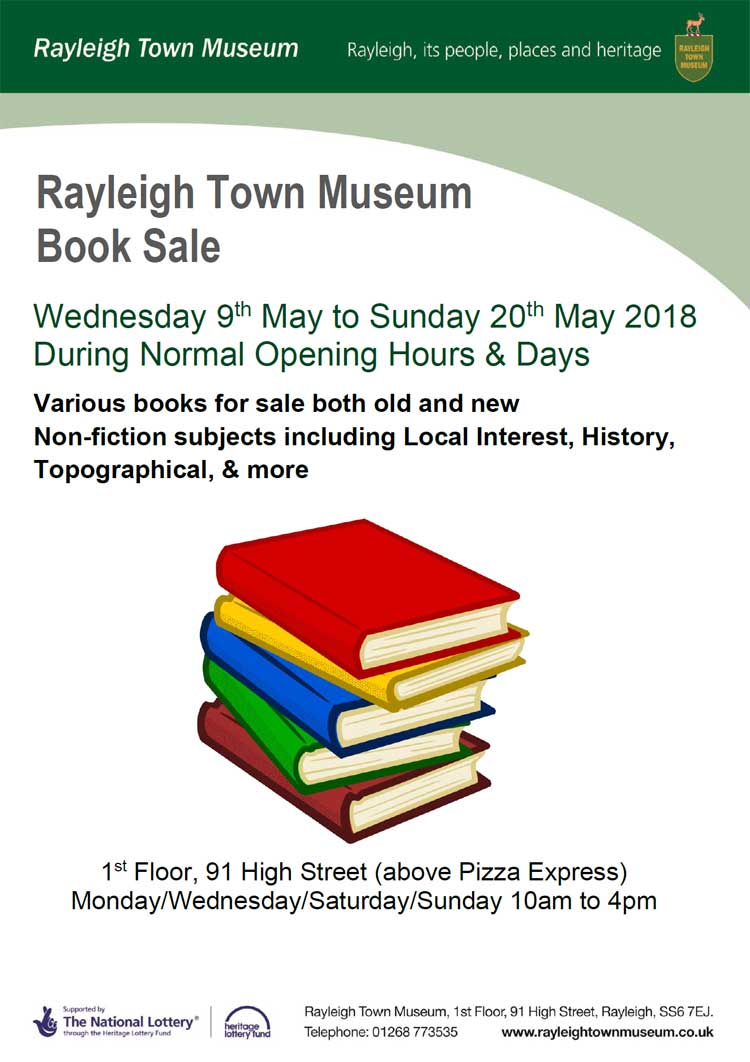 RayleighMuseum's tweet image. #booksale  #havearead Our popular Book Sale is back.