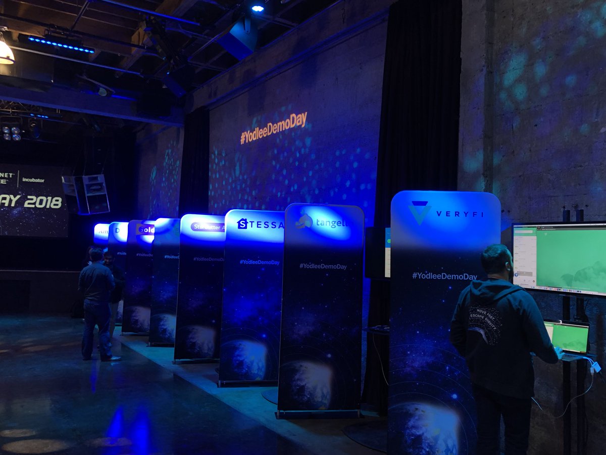 Setting up for #YodleeDemoDay