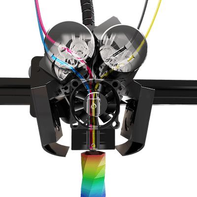 TheMicro3D's tweet photo. One more pledge is all we need to hit our goal on the #quadfuse 3D Print Head.  https://t.co/fI3MMpaTLX   #getcraned #Duet2maestro #3dprinter https://t.co/UaJOynuM3u