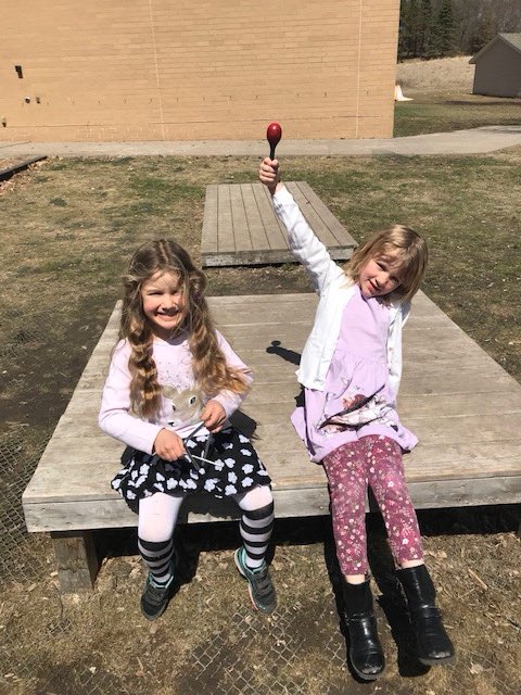 SteMarieIn403's tweet photo. Making music, painting &amp; playing in the sunshine #springishere https://t.co/39K5uaKHvb