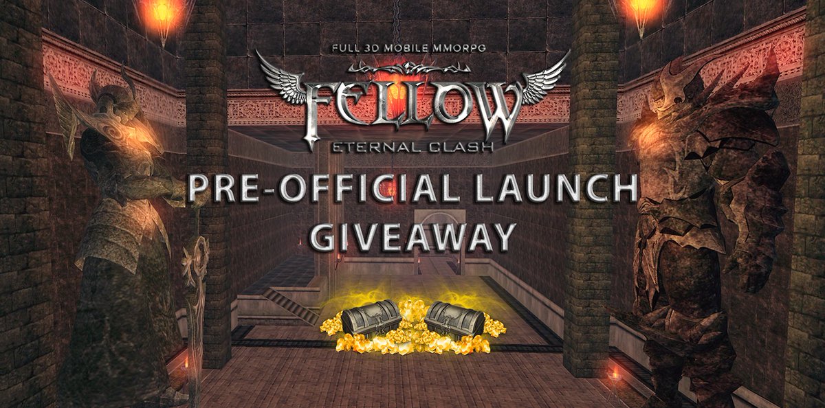 FellowMMORPG's tweet photo. #RT: To celebrate the official launch of @FellowMMORPG, we are doing a pre-official launch #giveaway! Enter for a chance to win premium in-game currency to help you kickstart your journey.

Terms and conditions apply. See event for details: https://t.co/DGuGJpdjPG https://t.co/2hJELMDmXa