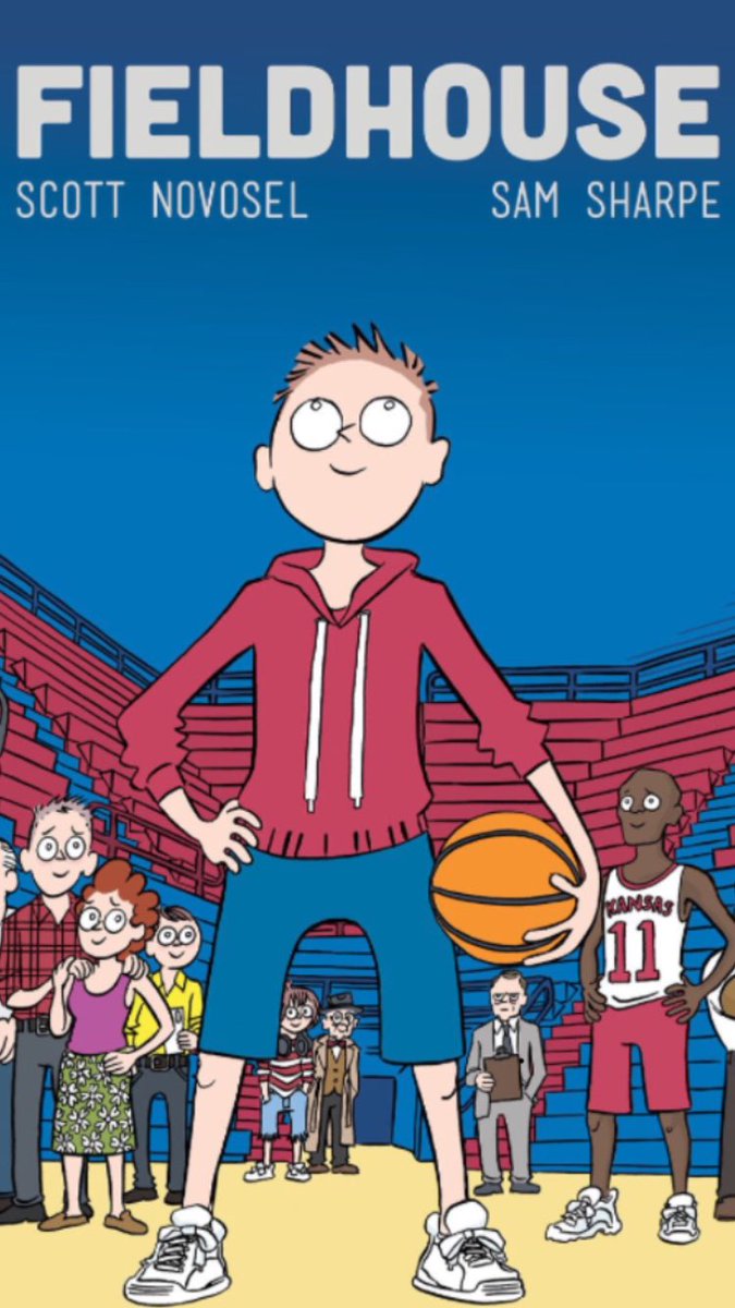 Super Skype visit with author &amp; former Kansas Jayhawk <a href="/ScottNovosel/">Scott Novosel</a> my class loves his book FIELDHOUSE. This is a must have for any class.