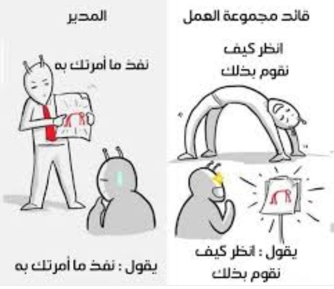 الفرق بين المدير والقائد
القائد يطورك وينميك ..
المدير يلعب بيك !!

القائد هو من يصنع لكرسي المدير قيمة
بينما الكرسي هو من يصنع للمدير قيمة

القائد مدير ناجح بالفطرة ..
والمدير الفاشل  كالقائد على غفلة

القيادة فن ..
وبعض الإدارة عفن !!
إذا لم تدار بحكمة وخبرة ودراية