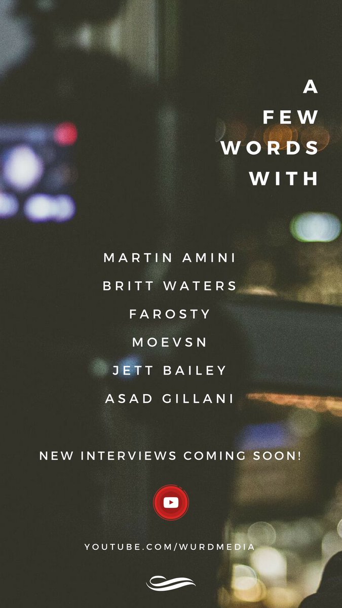 WurdMedia's tweet photo. We’re keeping the interview series going! It’s super dope spending time with incredibly talented creatives in the #DMV! Check them out at https://t.co/LpCIPV6fuR https://t.co/u26CkW1YzB