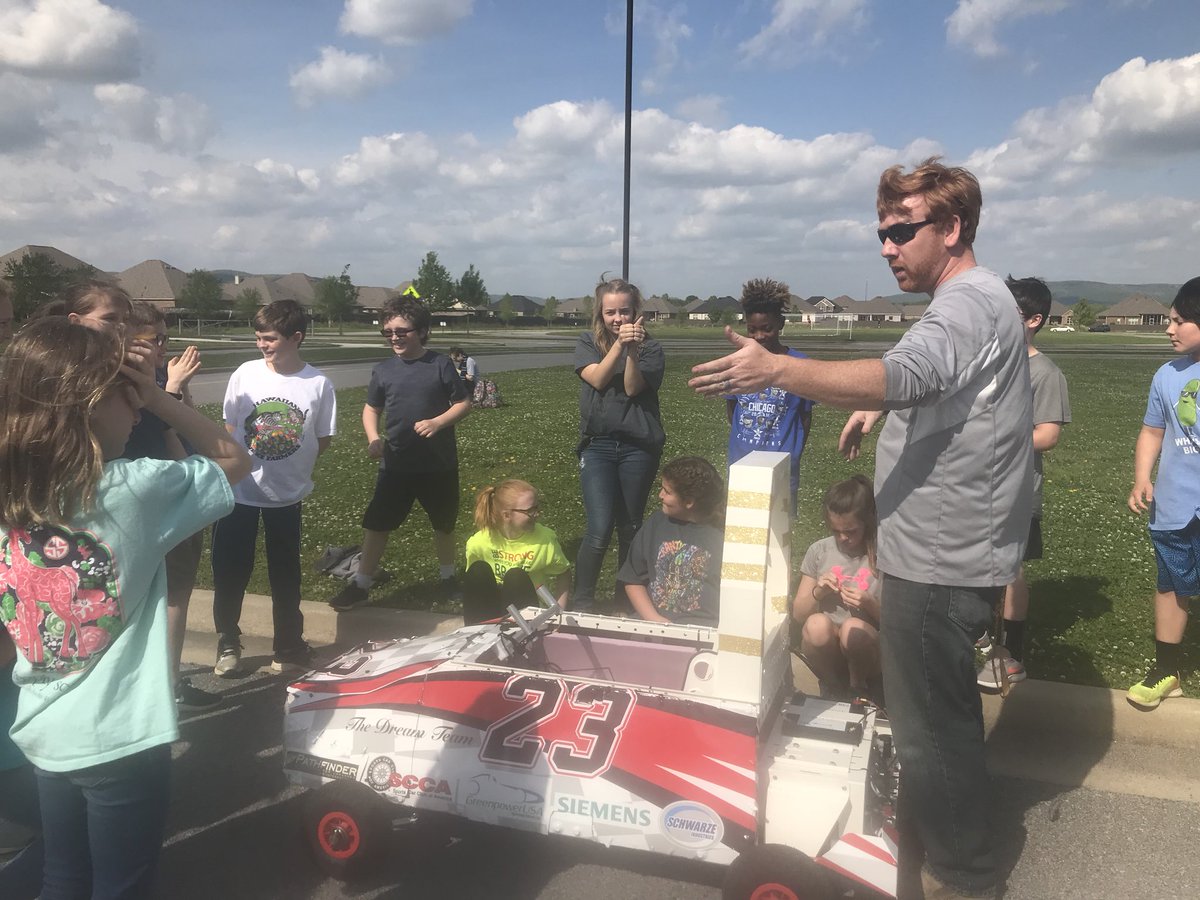 Thanks <a href="/HCSGP_Sparks/">Drew Sparks</a> for talking with us today and making sure we are ready for the #2018GoblinCup 🏆 
We appreciate you and all that you do for us, <a href="/Greenpower_USA/">GreenpowerUSA</a>, <a href="/HSVk12/">Huntsville City Schools</a>, and everyone else! You are the BEST!