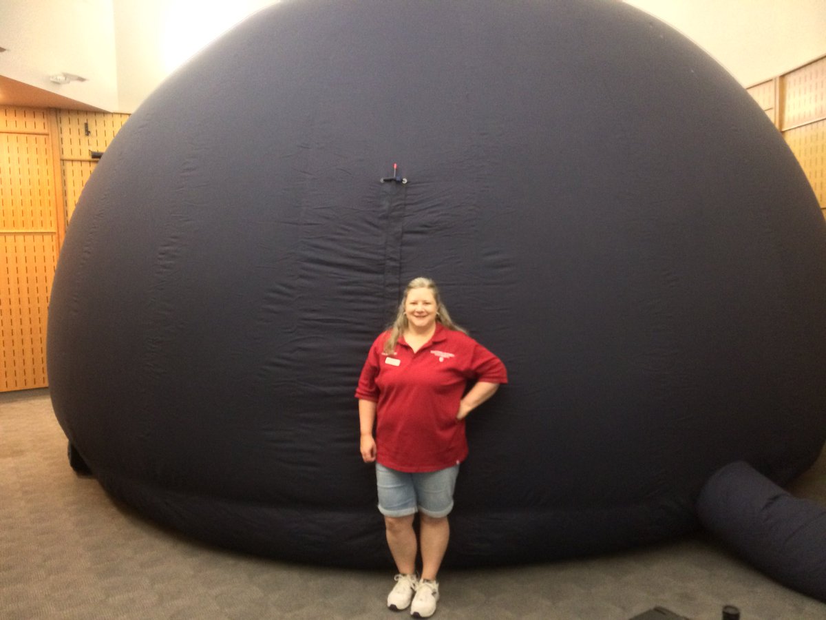 WesternSydObs's tweet photo. Setting up for #schoolholiday workshops Penrith Library #penrithobservatory #astronomy https://t.co/EAWimuyQoC